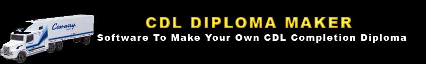 VERMONT Cdl diploma 