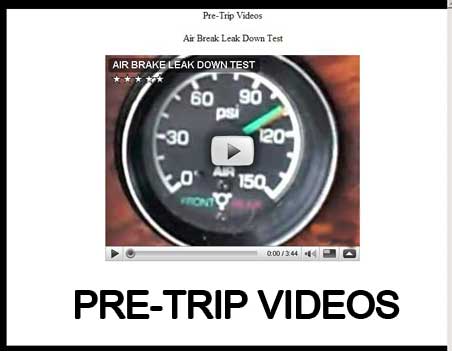 VERMONT Cdl pre-trip videos